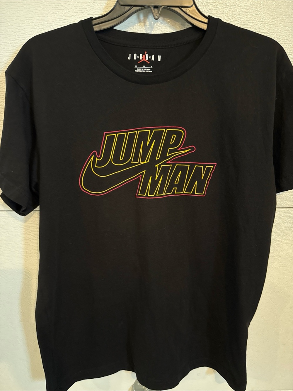 Nike Jordan Jumpman T Shirt Mens M Black Retro Swoosh Graphic DN4429-010
